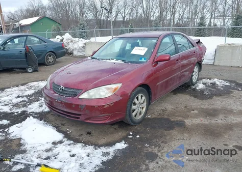 2002 Toyota Camry Xle from USA, damaged, VIN 4T1BE30K02U036260